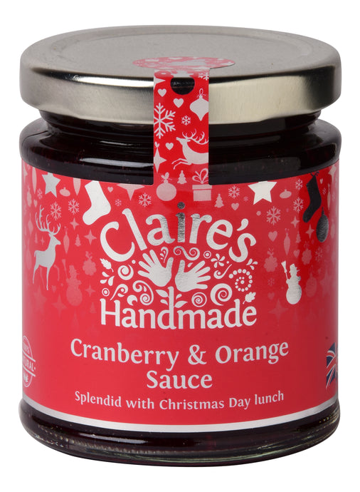 Claire's Handmade - Cranberry & Orange Sauce 200g - Christmas Delivery