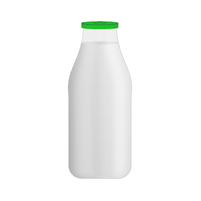 Semi-Skimmed Milk (1 Pint - Glass Bottle) - Christmas Delivery